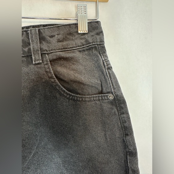 NWT PrettyLittleThing Washed Black Distressed Mom Jeans US Size 4 - Picture 14 of 16